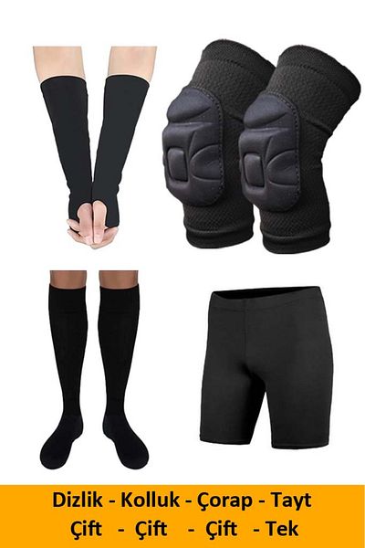 Liggo Volleyball Knee Pad Arm Sleeve Tights Socks Set