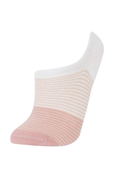 DeFacto New Season Women's 3-Piece Cotton Sneaker Socks