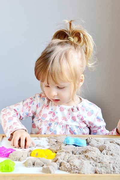 TutturX Natural Kinetic Sand 1000Gr with 12 Molds Gift