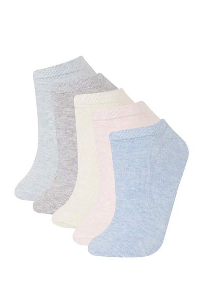 DeFacto New Season Women's 5-Piece Cotton Booties Socks