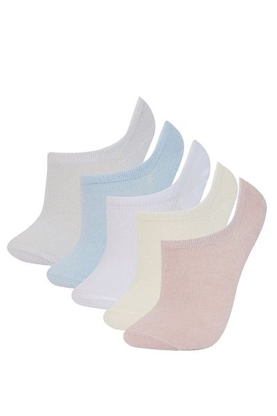 DeFacto New Season Women's 5-Piece Cotton Sneaker Socks