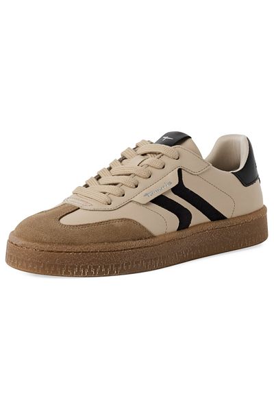 Tamaris Damen Low Sneaker 1-23723-44 Beige 402 Beige Comb Leder