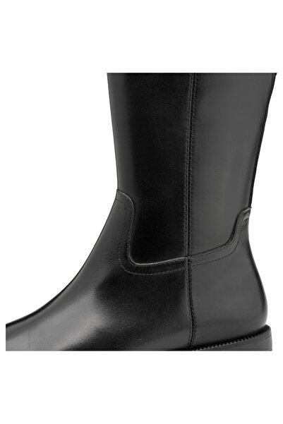 Tamaris Damen Elegante Stiefel 1-25522-45 Schwarz 001 Black Leder Mit Touch-it & Antishokk Absatz