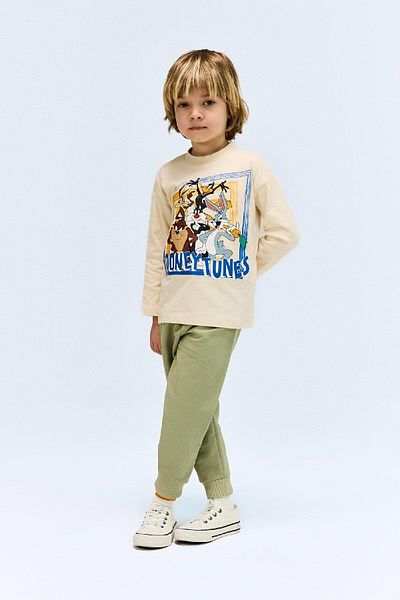 DeFacto Baby Boy Elastic Waist Basic Straight Sweatpants B7014A525Sp