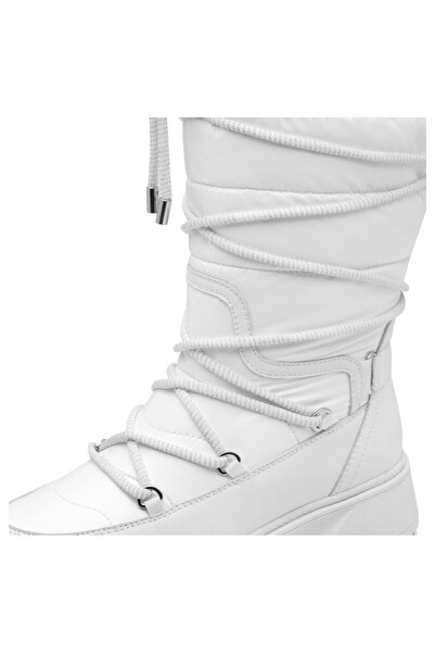 Tamaris Damen Stiefel Stiefel Winterschuhe Primaloft Warmfutter Vegan 1-26615-45 Weiß 100 White