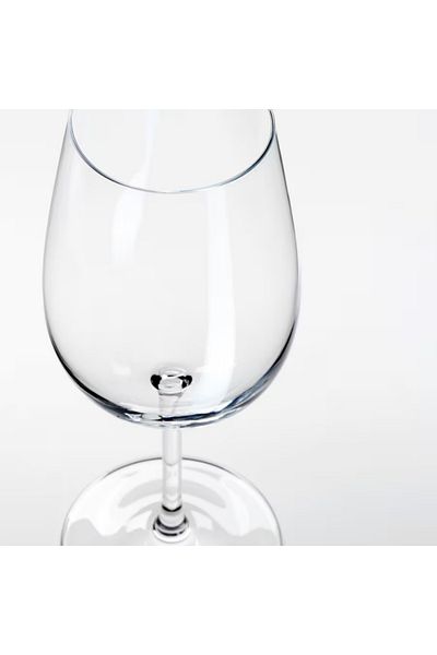 IKEA STORSINT Juice Glass, Clear Glass, 49 cl, 6-Pack – Elegant & Durable Crystal-Like Glasses