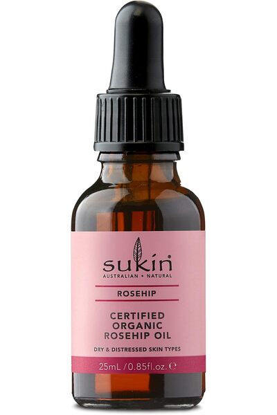 Sukin زيت ثمر الورد العضوي المعتمد، 25 مل