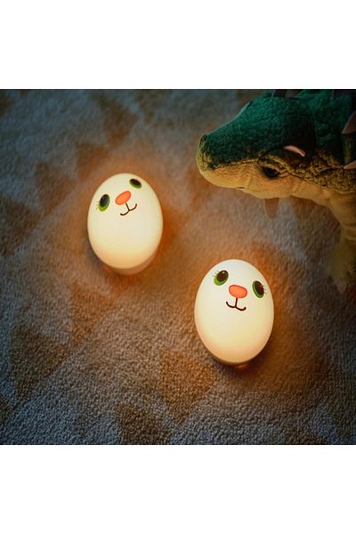 IKEA IKEA KORNSNÖ LED Night Light – White Rabbit, Battery-Operated, Child-Safe, Soft Glow
