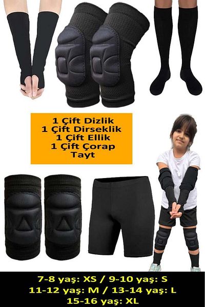 Liggo Children's Knee Pads, Elbow Pads, Hand Socks and Leggings Set.