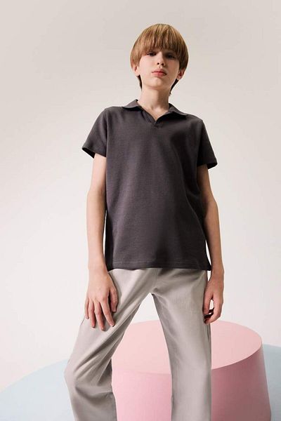 DeFacto New Season Boy's Apaş Collar Short Sleeve Polo T-Shirt