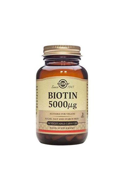 Solgar SOLGAR BIOTIN 5000MCG CAP 50S