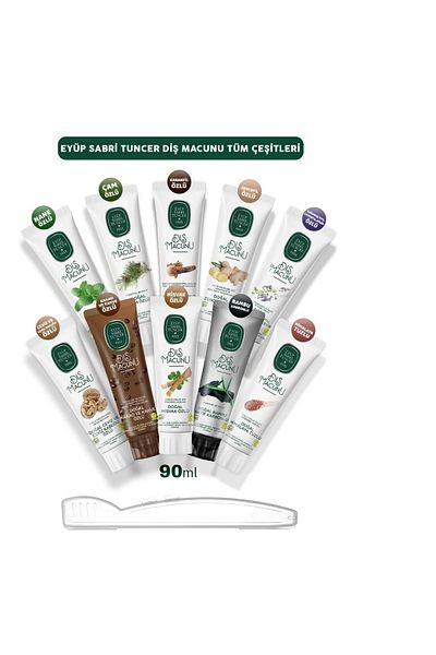 Eyüp Sabri Tuncer Eyüp Sabri̇ Tuncer Toothpaste 90ml X 10+ Toothbrush Storage Box