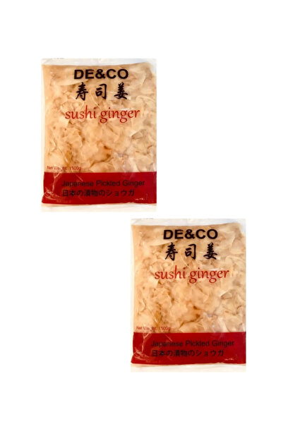 DECO Sushi Pickled Ginger Zencefil Turşusu 1500 Gr X 2