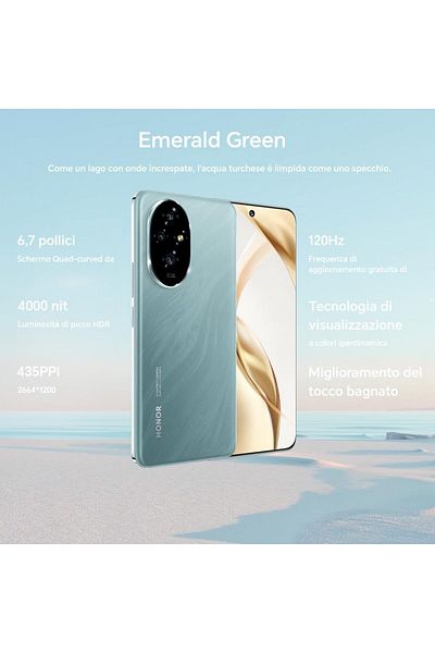 HONOR 200 5G Dual SIM 8GB RAM 256GB ROM  - Emerald Green