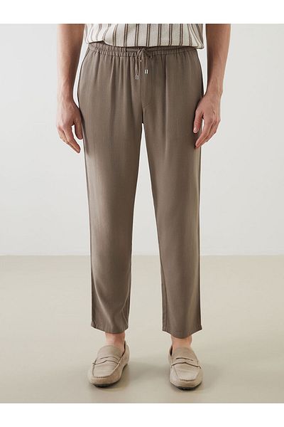 LC Waikiki Мъжки панталон от ленена смес LCW Vision Standard Fit