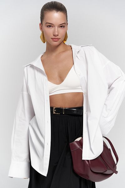 Mai Phoebe Oversize White Shirt
