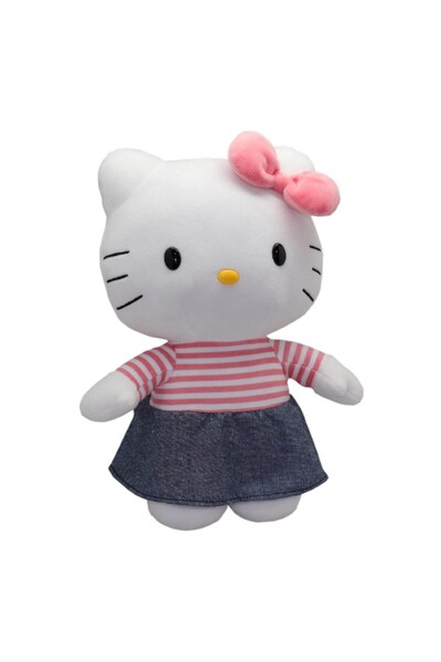 Hello Kitty Pelüş 30 Cm Pink Strip Top