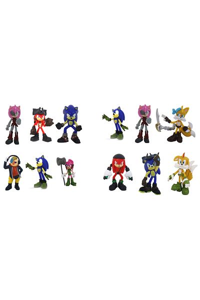 Sonic مجموعة بليستر 3 في 1 من شخصيات سونيك - متنوعة
