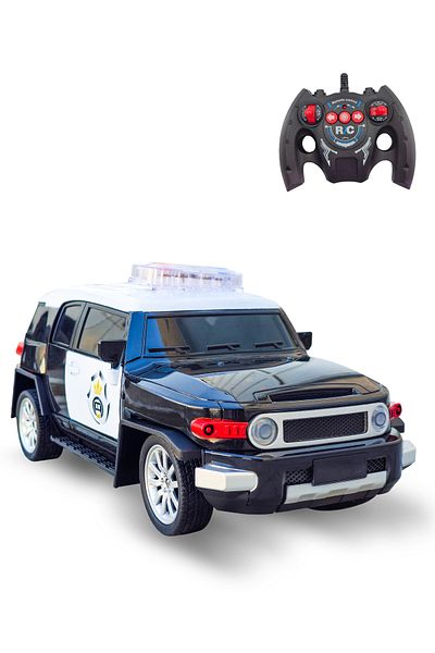 QX 1:12 Scale Toyota FJ Cruiser Police RC Car With Lights And Siren
