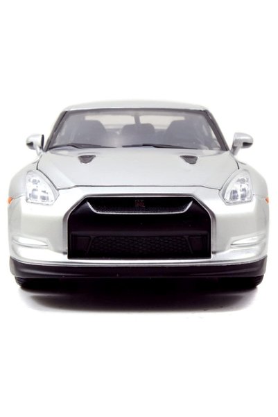 Jada 1:24 Scale 2009 Nissan Gt-R (R35) Fast & Furious Diecast Metal Miniature Model Car 15cm