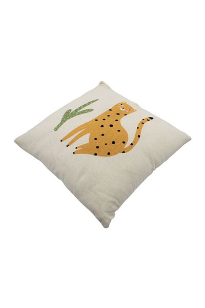 Koopman Children's pillow, wild cat pattern, 40x40 cm