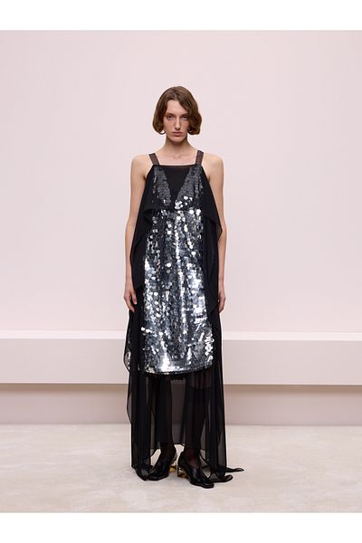 BAQA Silver Sequin Sequin Ebise