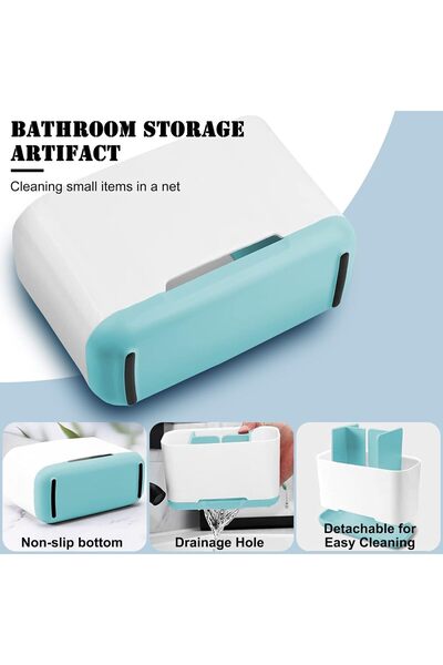 Arabest Adjustable Toothbrush Holder with Anti-Slip, Detachable Plastic Multi...