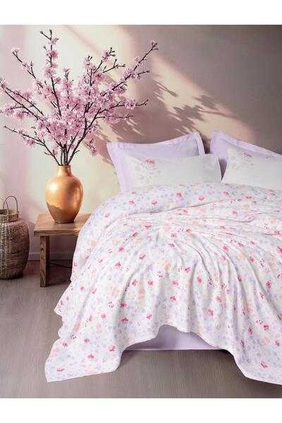 Cotton Box Set de piqué dublu Estiva Winsome Liliac