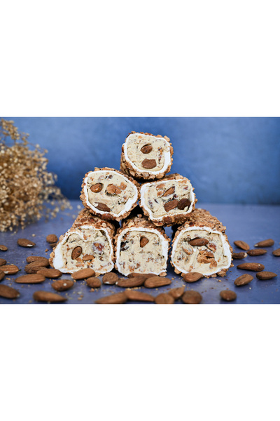 TADIM DÜNYASI Mega Almond Cream Wrapped Turkish Delight 1 Kg.