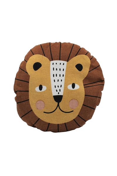 BM GİFT DESİGN Children's pillow, lion-shaped, 35x40 cm