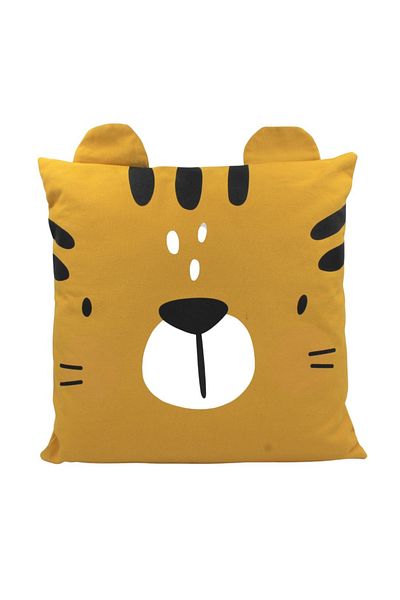 Koopman Decorative pillow, tiger animal pattern, 40x40 cm