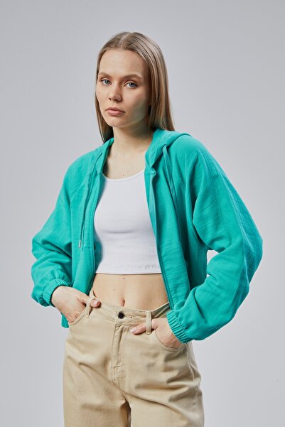 POSH & PURA البلوز الموسلين انغلق