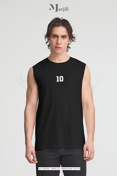 Marjill Αμάνικο μπλουζάκι με στάμπα προπόνησης Athlete Athlete
