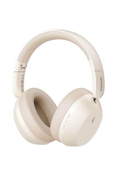 Baseus Baseus Bass 35 Max Wireless Headphones - White Creamy