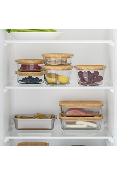 IKEA 365+ Rectangular Stainless Steel Food Container – 1.0L, Durable, Stackable & Oven-Safe Storage