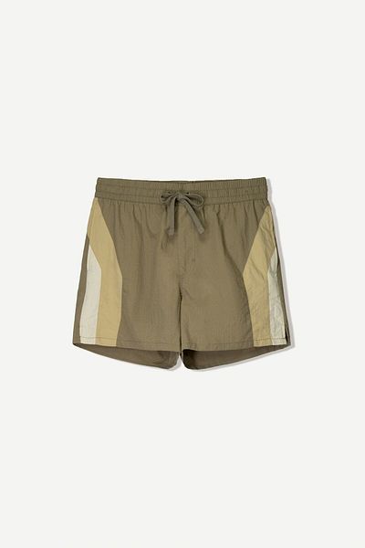 Bershka Boxy fit swimming trunks