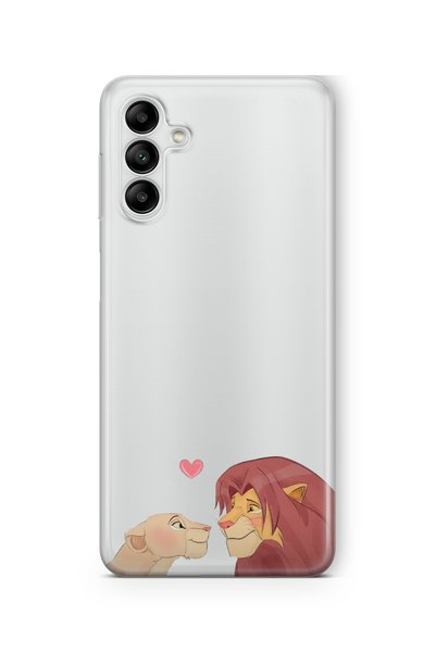 Multitronic Samsung Galaxy S23 Compatible Lion King Design Printed Transparen...