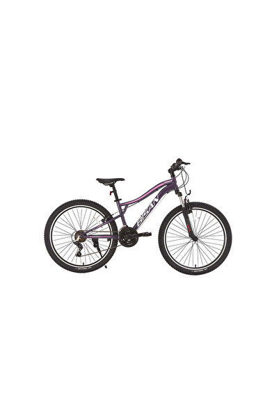 Bisan Gazelle Dağ Bisikleti 37 Cm V 27,5 Jant 21 Vites Metalik Mor Açık Pembe