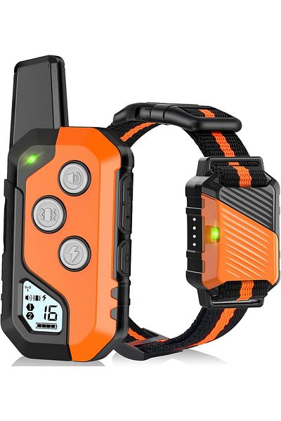 PIOUNS Dog Shock Collar, Ip67 Waterproof Dog Training Collar with Remote Control