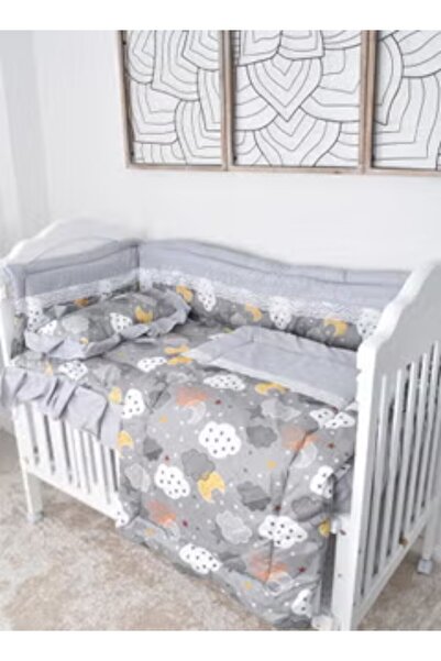 molody حاجز سرير الطفل مكون 7 قطع مقاس 120×60