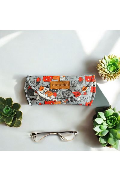 Moserini Patterned Glasses Case - Catlantis