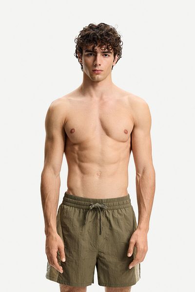 Bershka Boxy fit swimming trunks