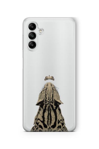 Multitronic Samsung Galaxy A34 Compatible Tiger Design Printed Transparent Case