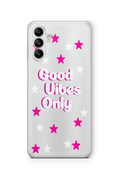Multitronic Samsung Galaxy S23 Fe Compatible Good Vibes Only Design Printed T...