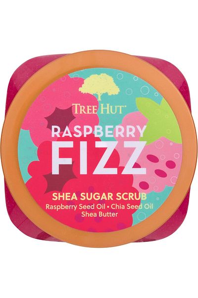 TreeHut Tree Hut Raspberry Fizz Shea Sugar Scrub - Exfoliating & Nourishing, 510g