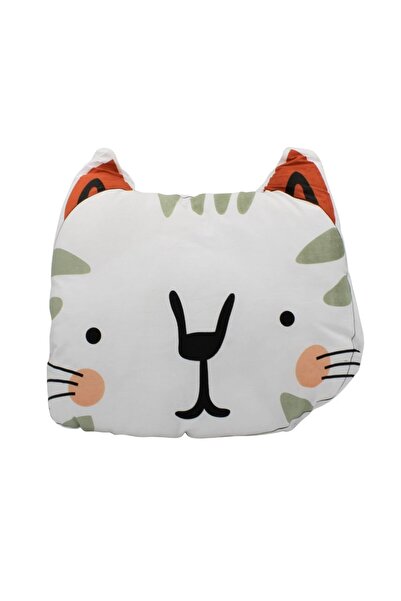 Koopman Pernă pentru copii, în formă leuț alb, 35x40cm