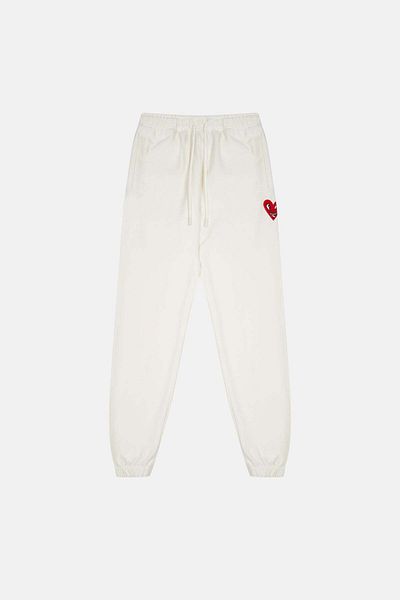 Keith Haring Pantaloni de trening pentru bărbați Heart SuperSoft - Ecru