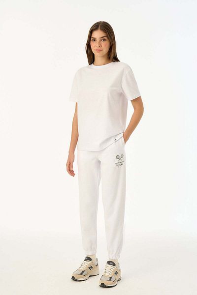 Socrates Tennis Club Supersoft Women's Sweatpants - White