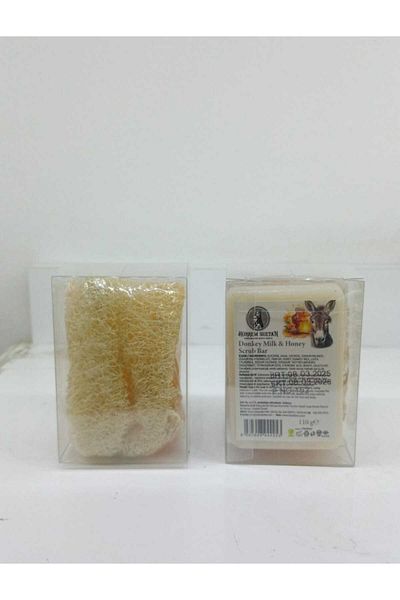 Hürrem Hürrem Pumpkin Fiber Bath Soap Donkey-Honey 110 Gr 2 Pieces