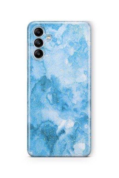 Multitronic Samsung Galaxy S23 Compatible Blue Blur Design Printed Transparen...